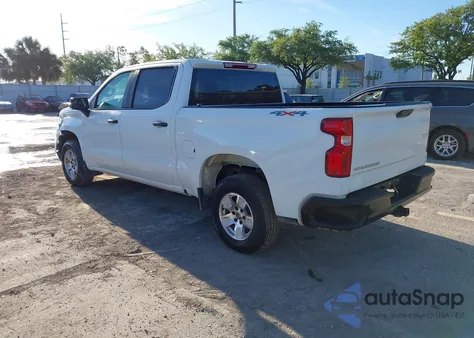 2023 Chevrolet Silverado 1500 4Wd Short Bed Wt z USA, uszkodzony, nr VIN 3GCUDAEDXPG304501